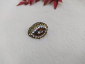 Hdmarketim Kadın Yüzük Otantik  Swaroski Taşlı Gri Renk Yüzük thumbnail 1