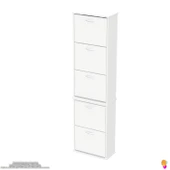 Modilayn VARBİ UMAY' 2 Li Asma Kapı Önü 52x193x25, 5 cm’ lik 5 Düşer Kapak 10 Göz Bölme Ayakkabılık - 7