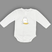 Baskılı Şef Kedi Bebek Çıtçıtlı Body thumbnail 7
