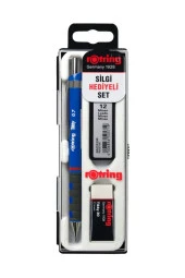 Rotring Okul Seti Versatil+Min Silgi Hediyeli 0.7 MM Mavi RO-KK07-07M - 1