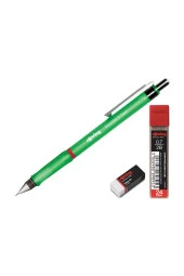 Rotring Okul Seti Visuclick Versatil + Uç Silgi 0.7 MM Yeşil - 1