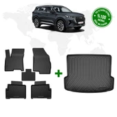 Chery Tiggo 7 Pro 4D Havuzlu Paspas ve Bagaj Havuzu Seti thumbnail 1