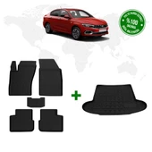 Fiat Egea Sedan 4D Havuzlu Paspas ve Bagaj Havuzu Seti thumbnail 1