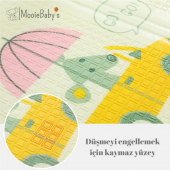 MooieBaby’s Fun Road Katlanabilir Oyun Matı Oyun Halısı 180 X 200 X 1,5 cm - 7