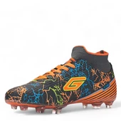 Albishoes Erkek Yeni Sezon Bilekli Boğazlı Çoraplı Çim Dişli Halısaha Krampon Futbol Ayakkabı(36-44) - 2
