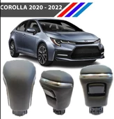 Toyota Corolla Otomatik Vites Topuzu Siyah 2020-2024 DERİ KAPLAMALI ANAHTARLIK HEDİYE - 6