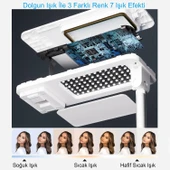HyMark Canlı Yayın Braketi Çok Fonksiyonlu Led Işıklı 360 Derece Kumandalı Selfie Telefon Standı - 4