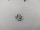 Hdmarketim Kadın Yüzük Dogal Beyaz Akik Taşlı Ayarlanabilir Ölçü - 2