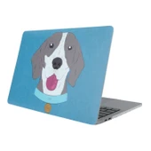 MacBook Air 13 İnç Sert Kapak Kılıf Dog01 Desenli Darbe Koruma A1369 A1466 Uyumlu thumbnail 3