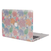 Macbook Air Kılıf 13 inç Leaf01 Kumaş (Eski USB'li Model 2010-2017) A1369 A1466 ile Uyumlu - 3