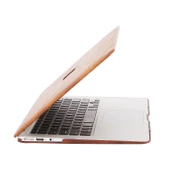 Macbook Air Kılıf 13 inç Deri Leat01 (Eski USB'li Model 2010-2017) A1369 A1466 ile Uyumlu - 9