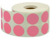 TANEX NOKTA ETIKETI PEMBE 25mm 2500AD - 1