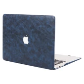Macbook Air Kılıf 13 inç Deri Leat01 (Eski USB'li Model 2010-2017) A1369 A1466 ile Uyumlu - 8