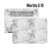 MacBook Air Kılıf 13 inç | A1369 A1466 Uyumlu | Deri Kaplama Mermer Desenli Sert Kapak | Darbeye Dayanıklı - 4