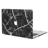 MacBook Air Kılıf 13 inç | A1369 A1466 Uyumlu | Deri Kaplama Mermer Desenli Sert Kapak | Darbeye Dayanıklı - 5