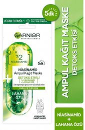 Garnier Niasinamid Detoks Etkili Ampul Kağıt Maskesi - 1