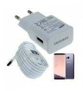 Samsung Orjinal Şarj Aleti Beyaz Renk Hızlı Usb Type-C Kablosu - 1