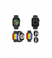 Akıllı Saat Smart Watch 6 Yeni Nesil Türkçe Güncel Sürüm Siyah - 1