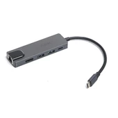 Dark (DK-AC-U31X46) Type-C to USB 3.0 + HDMI+ RJ45 thumbnail 1