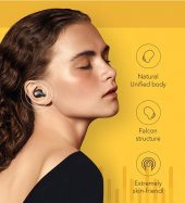 Haylou T15 Bluetooth Kulaklık Siyah Orjinal - 3