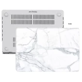 Macbook Air Kılıf 13 inç Mermer06NL (Eski USB'li Model 2010-2017) A1369 A1466 ile Uyumlu - 3