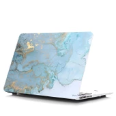 Macbook Air Kılıf 13 inç Mermer06NL (Eski USB'li Model 2010-2017) A1369 A1466 ile Uyumlu - 6