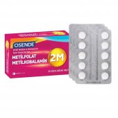 Osende 2M ODT Metilfolat & Metilkobalamin 30 Ağızda Dağılan Tablet - 1