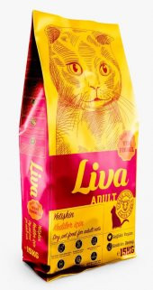 Liva Kuzu Etli Yetişkin Kedi Maması 15 KG - 1