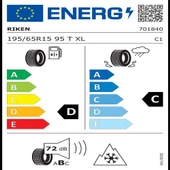 Riken 195/65 R15 91H Snow Oto Kış Lastiği ( Üretim Yılı: 2024 ) - 3