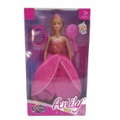 Anlily Prenses Bebek - Pembe Elbiseli - 1