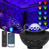 Zenon Smart Starry Projektör Light-Blth+Müzik+7Farklı Ambians - 1