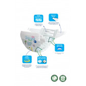 Paddlers Pure Bebek Bezi 1 Numara Yenidoğan 160 Adet (2-5kg) Süper Fırsat Paketi thumbnail 4