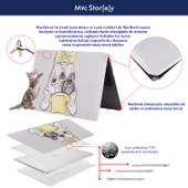 Macbook Air M1 Kılıf 13 inç Dog02NL (TouchID'li M1 Air) A2337 A2179 A1932 ile Uyumlu - 11