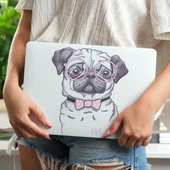 Macbook Air M1 Kılıf 13 inç Dog02NL (TouchID'li M1 Air) A2337 A2179 A1932 ile Uyumlu thumbnail 5