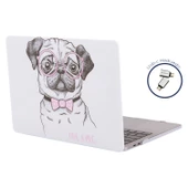 Macbook Air M1 Kılıf 13 inç Dog02NL (TouchID'li M1 Air) A2337 A2179 A1932 ile Uyumlu - 6