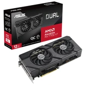 Asus Radeon RX 7700 XT Dual O12G 12GB GDDR6 192 Bit Ekran Kartı - 1