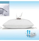 2 Adet Pamuklu Sıvı Geçirmez Yastık Alezi (50x70) - 2