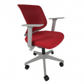 Goldsit Piccolo Çalışma Koltuğu 500 GP - Gri Plastik (Kırmızı Kumaş) - 1