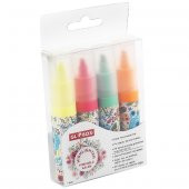 Globox Fosforlu Kalem Baskılı 4 LÜ 2917 - 2