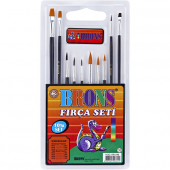 Brons Fırça Seti Sulu Boya Ve Yağlı Boya 10 LU BR-248 - 1