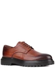 Shoetyle - Taba Deri Bağcıklı Erkek Klasik Ayakkabı 250-2013 thumbnail 3