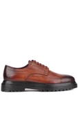 Shoetyle - Taba Deri Bağcıklı Erkek Klasik Ayakkabı 250-2013 thumbnail 1