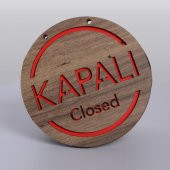 KAPI İSİMLİĞİ AÇIK-KAPALI - 1