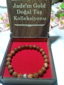 Yıldız Taşlı Doğal Taş Bileklik - 2