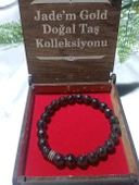 Faset Kesim Hematit Doğal Taşlı Bileklik - 3