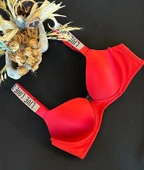 ORKİDE IŞILTILI ASKILI BRA PUSH UP FOAM CUP  8825   - 2
