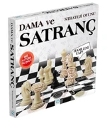 Dama ve Satranç Strateji Oyun Seti - Mavi Su Dünyası - 1