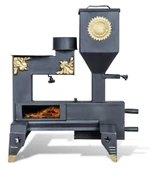 Etinova Pelet Soba M001 Mini Pelet Sobası (Desenli Model) - 1