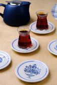 Tabak Evi Fulya Antik Çay Bardak Takımı 6 Kişilik 12 Parça - 2
