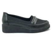 Berfilla Dr.Tavsiyeli İçi %100 Deri Anne Kadın Babet Ayakkabı - 2